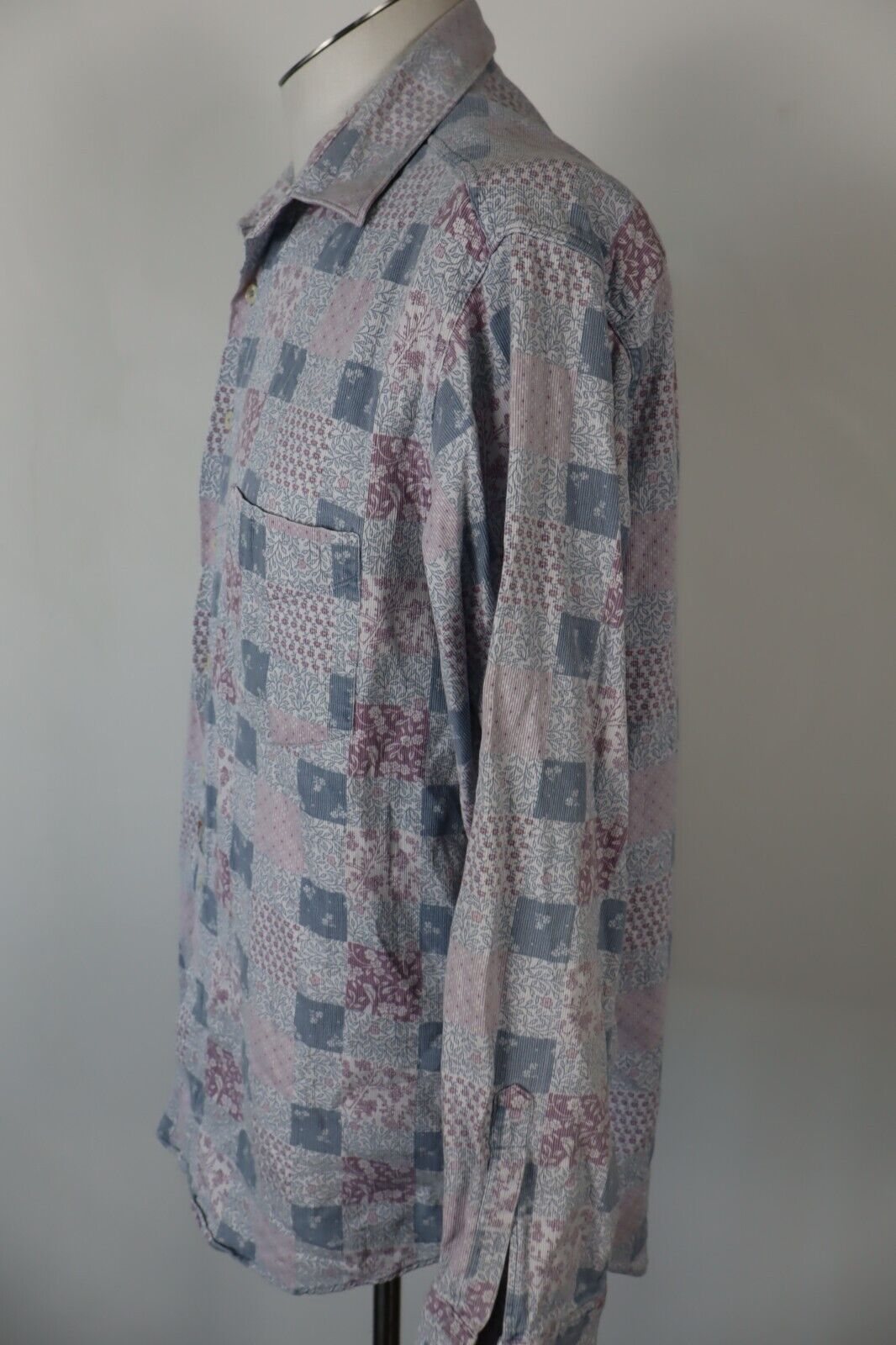 CARRERA BLUE AGE CAMICIA UOMO TG. L MAN CASUAL VINTAGE SHIRT COTONE COTTON