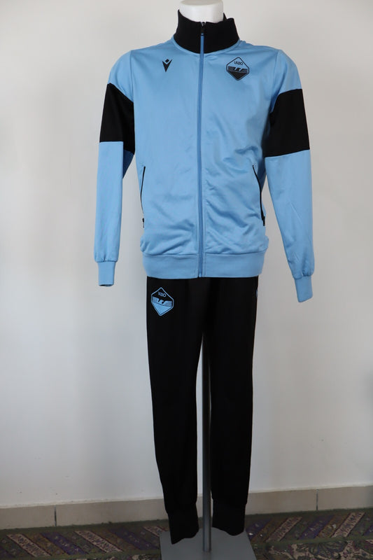 MACRON LAZIO TUTA COMPLETA CALCIO UOMO Tg M TRACKSUIT SPORT VINTAGE