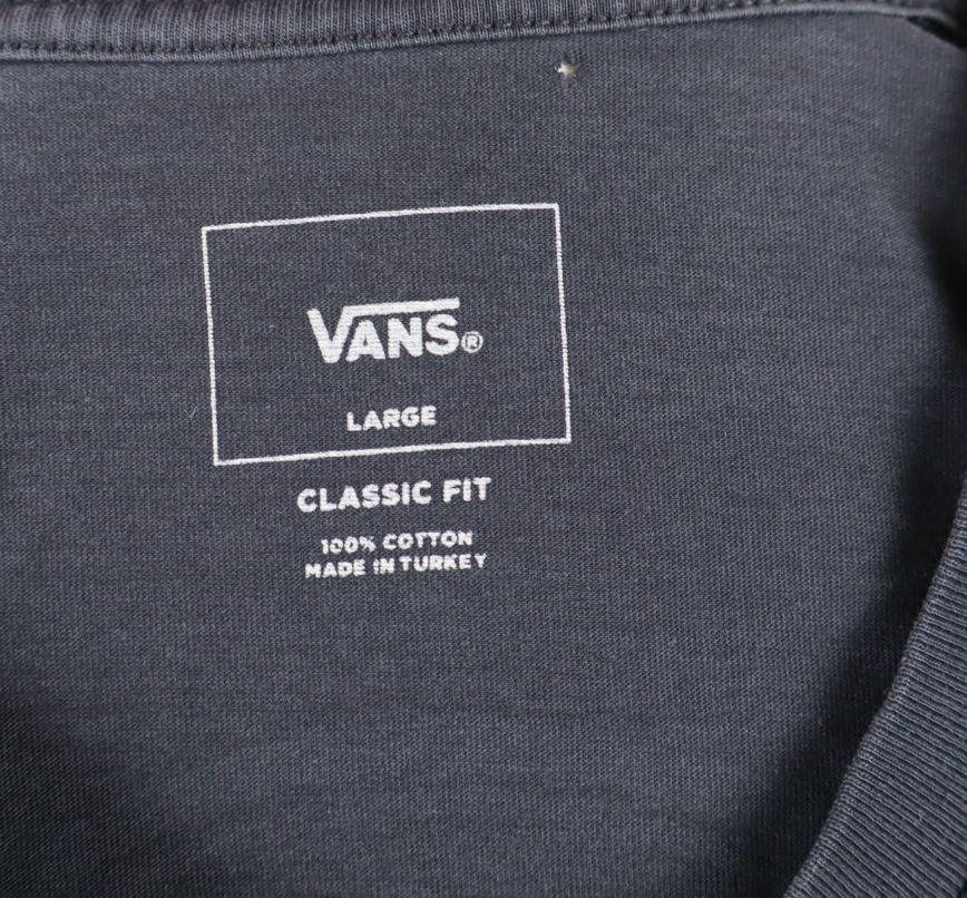 VANS MAGLIA UOMO COTONE TG. L MAN COTTON T-SHIRT CASUAL VINTAGE COTONE