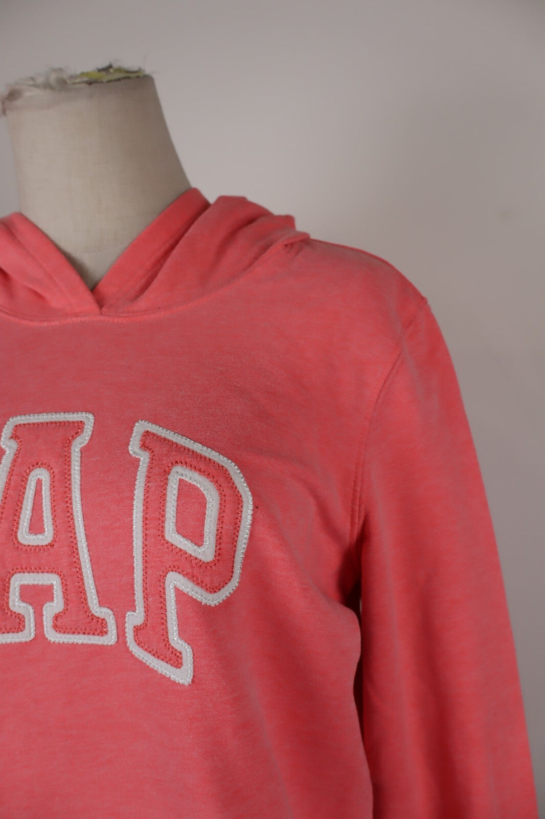 GAP FELPA CAPPUCCIO DONNA Tg M WOMAN CASUAL VINTAGE SPORT SWEATSHIRT COTONE
