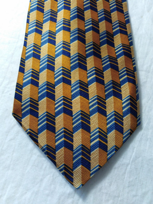 GIAN MARCO VENTURI 100% SILK TIE SETA CRAVATTA NECKTIE MADE IN ITALY
