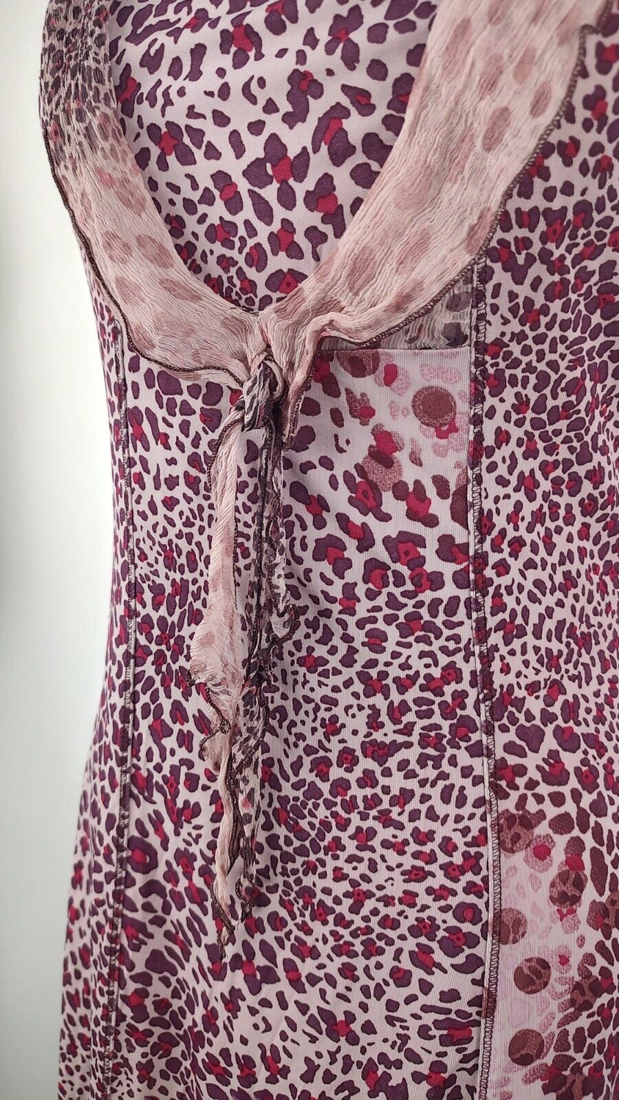 LIU JO VESTITO DONNA TG. 44  WOMAN CASUAL VINTAGE DRESS SETA