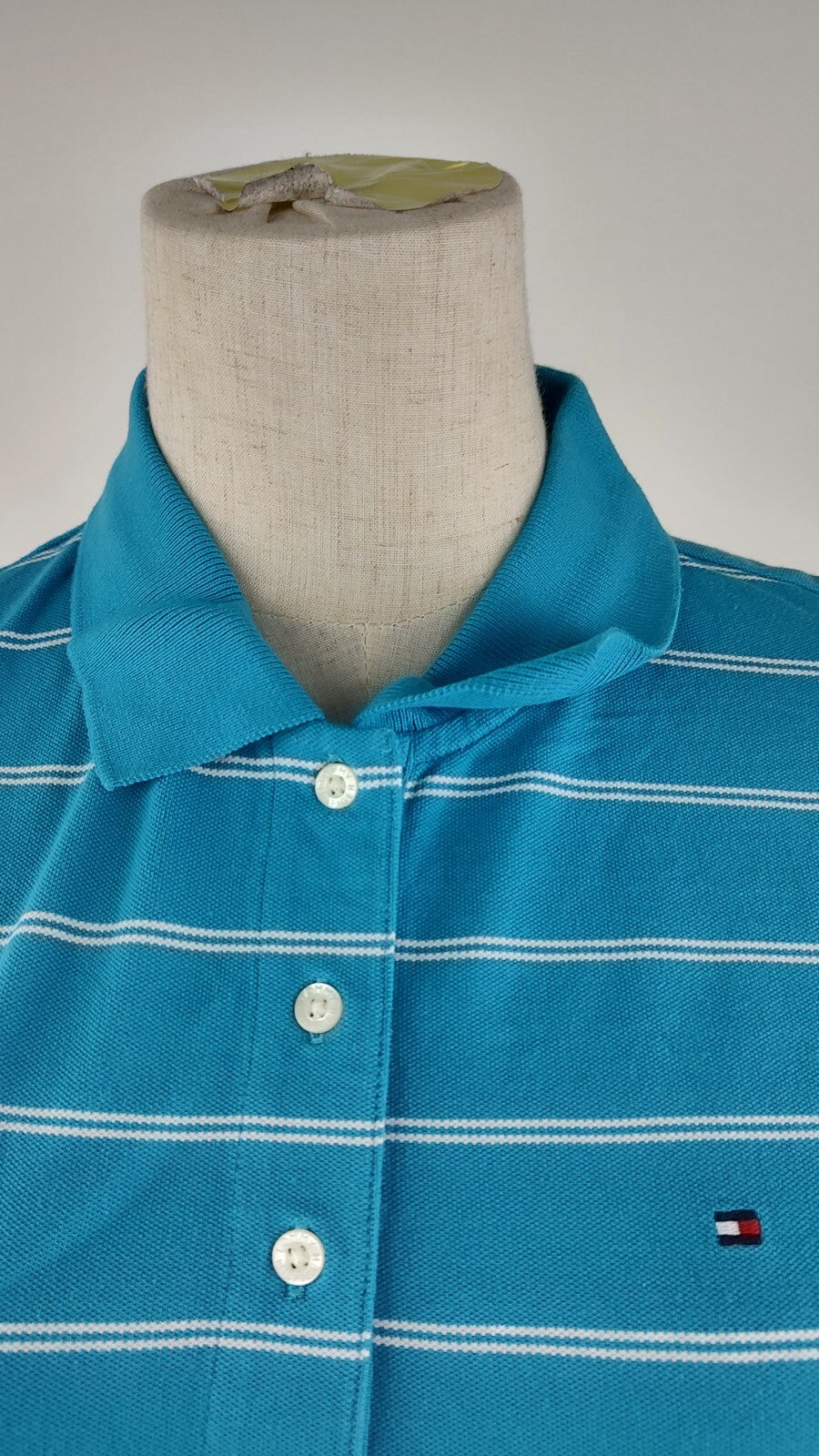 TOMMY HILFIGER POLO MAGLIA DONNA COTONE TG. M WOMAN SHIRT CASUAL VINTAGE