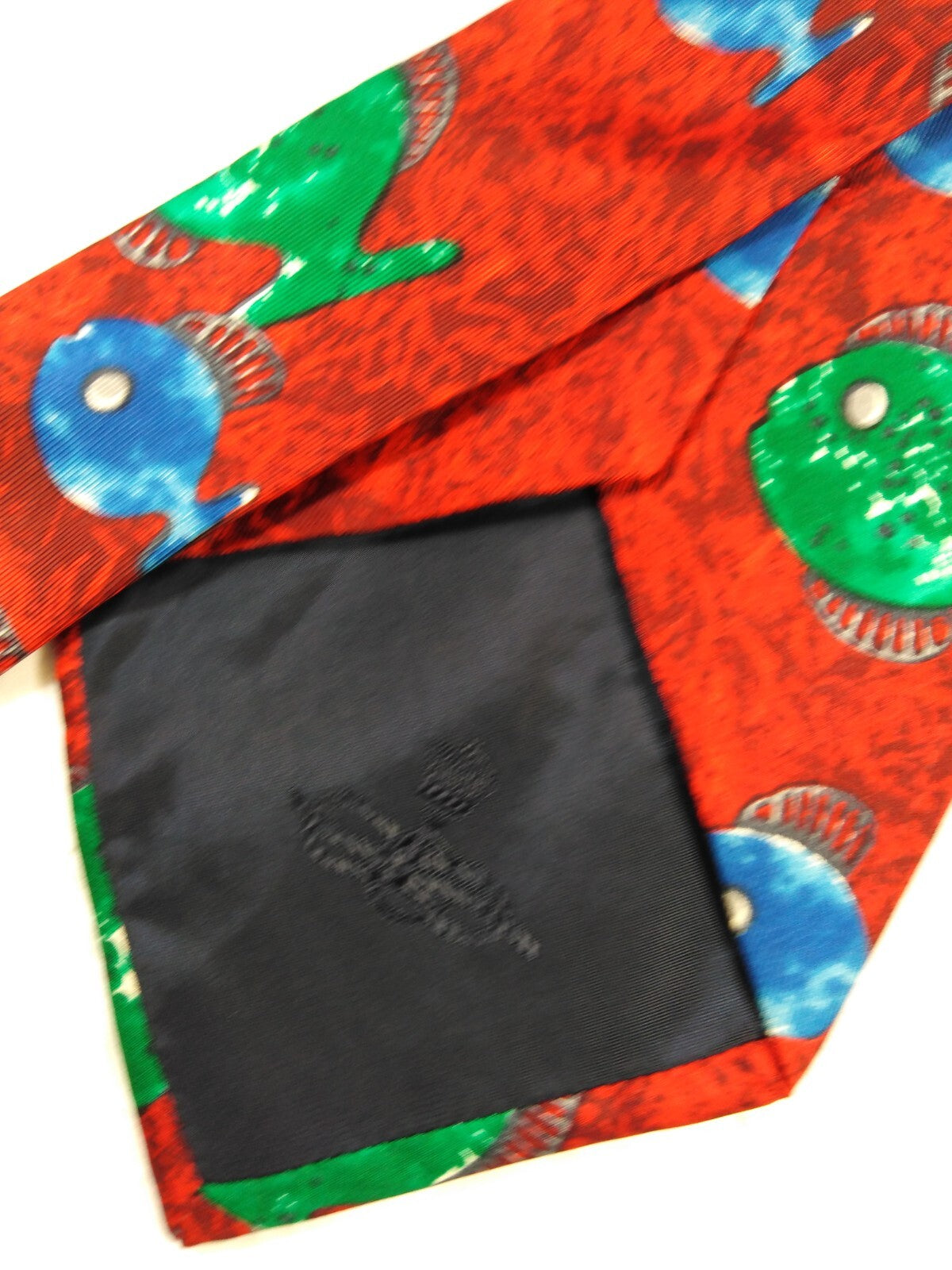 LES COPAINS 100%  SILK TIE SETA CRAVATTA NECKTIE MADE IN ITALY