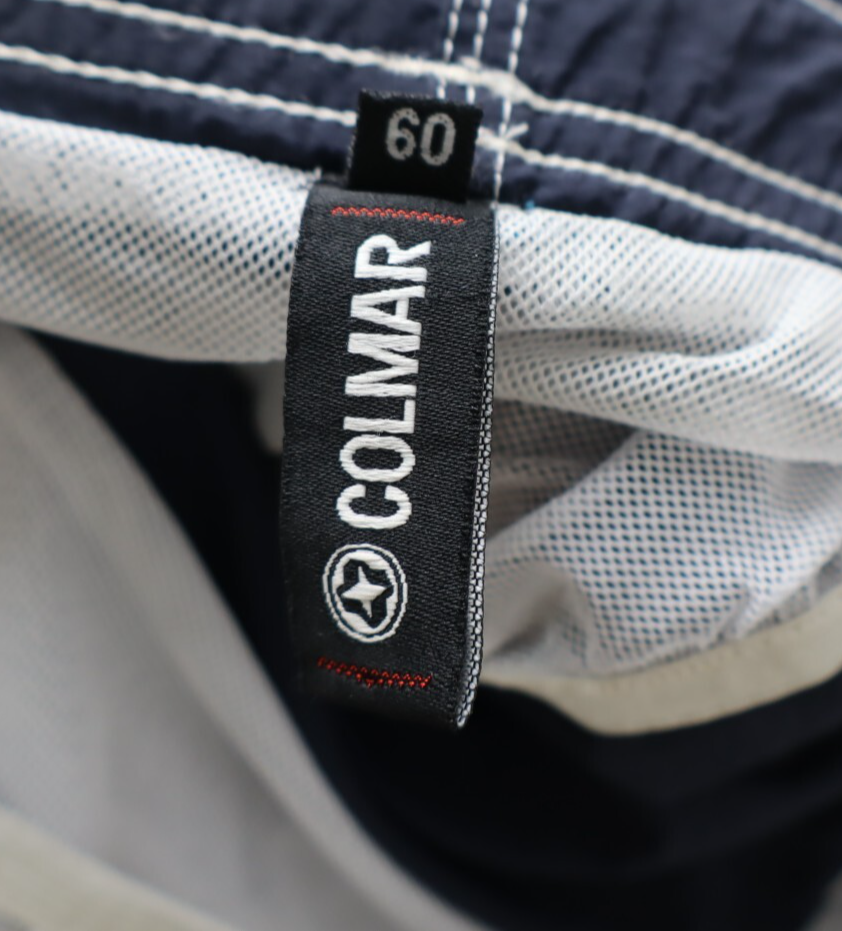 COLMAR COSTUME PANTALONCINO MARE UOMO TG 60  MEN SWIMSUIT VINTAGE CASUAL