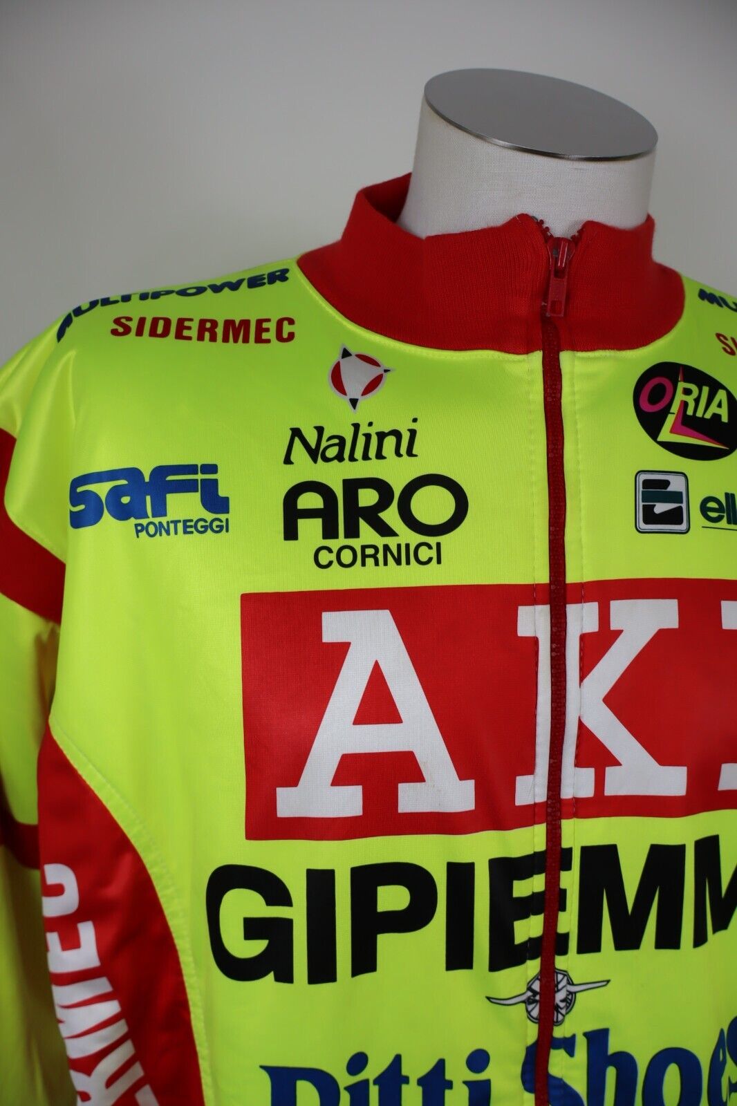 NALINI GIUBBINO GIACCA SPORT CICLISMO UOMO Tg 6 MAN VINTAGE JACKET