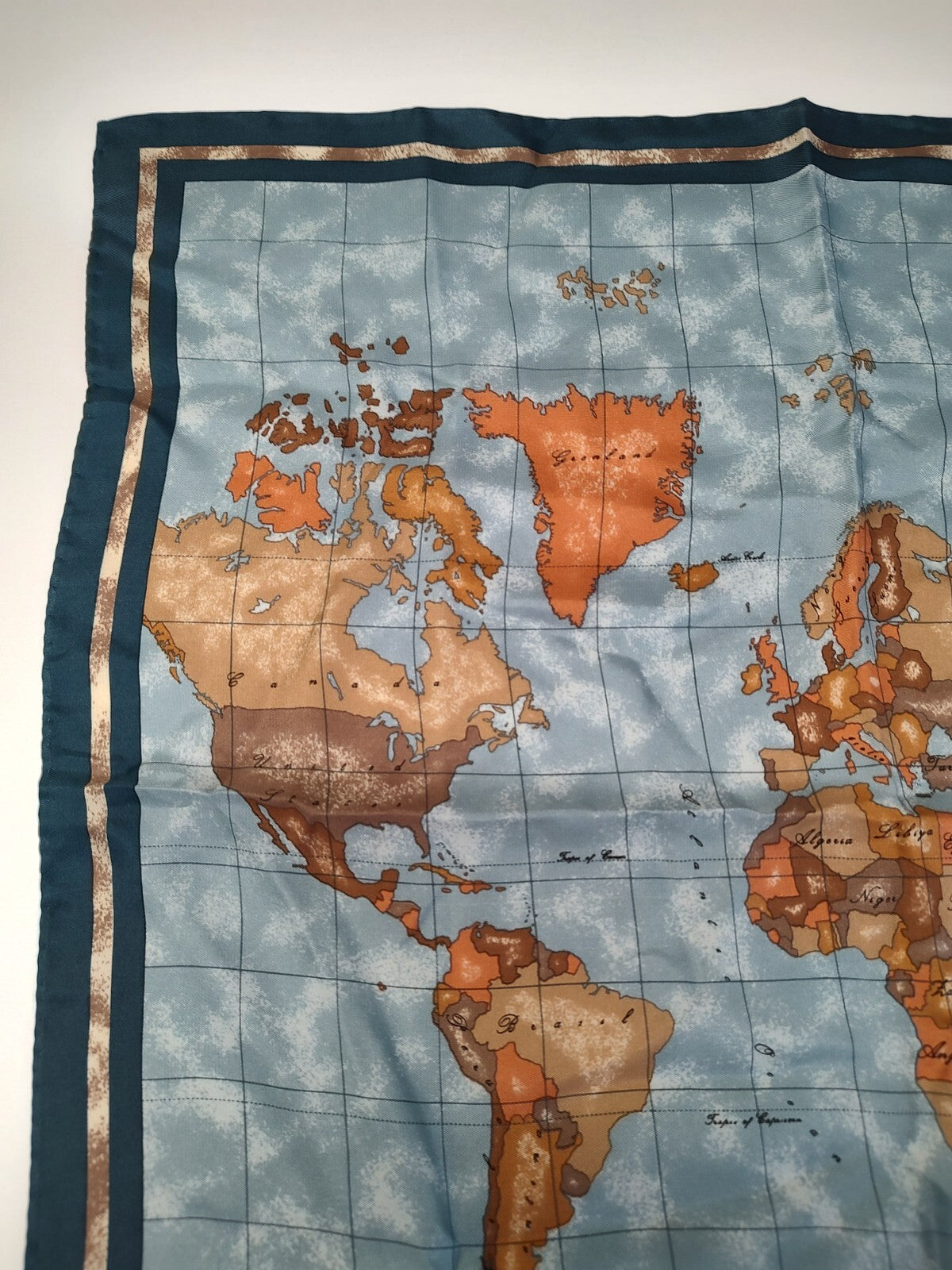 ALVIERO MARTINI 1 CLASSE FOULARD 100% SILK SETA SCARVES SCARF SQUARE MADE ITALY