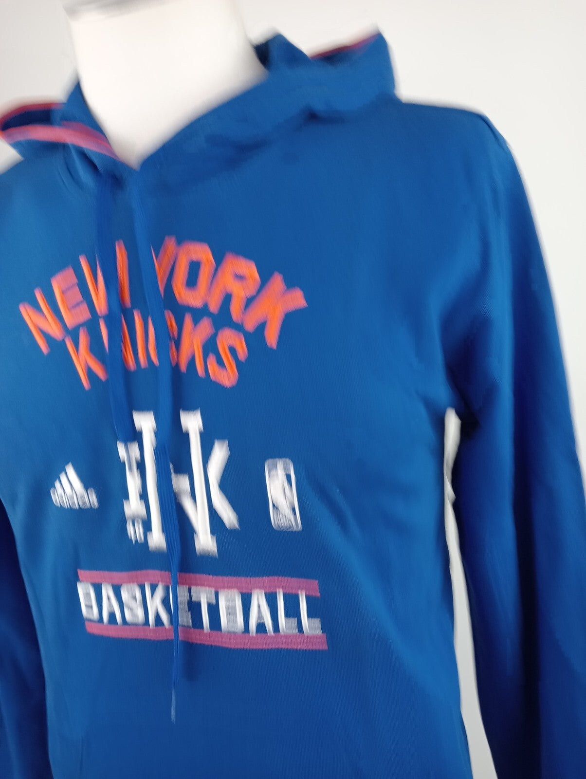 ADIDAS NBA FELPA KNICKS NEW YORK BASKET CAPPUCCIO UOMO S MAN SPORT  SWEATSHIRT