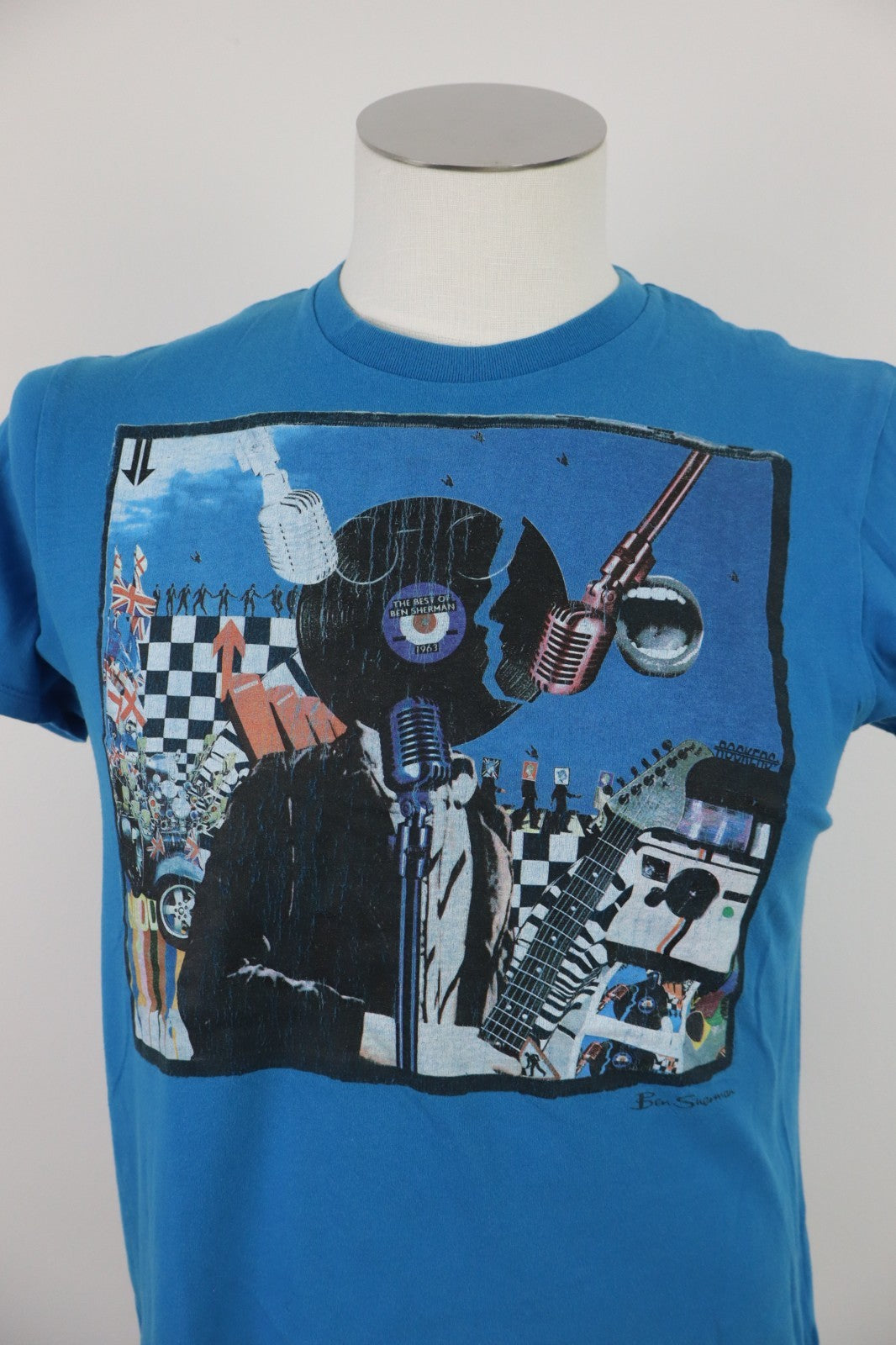 BEN SHERMAN MAGLIA UOMO COTONE TG S MAN COTTON T-SHIRT CASUAL VINTAGE