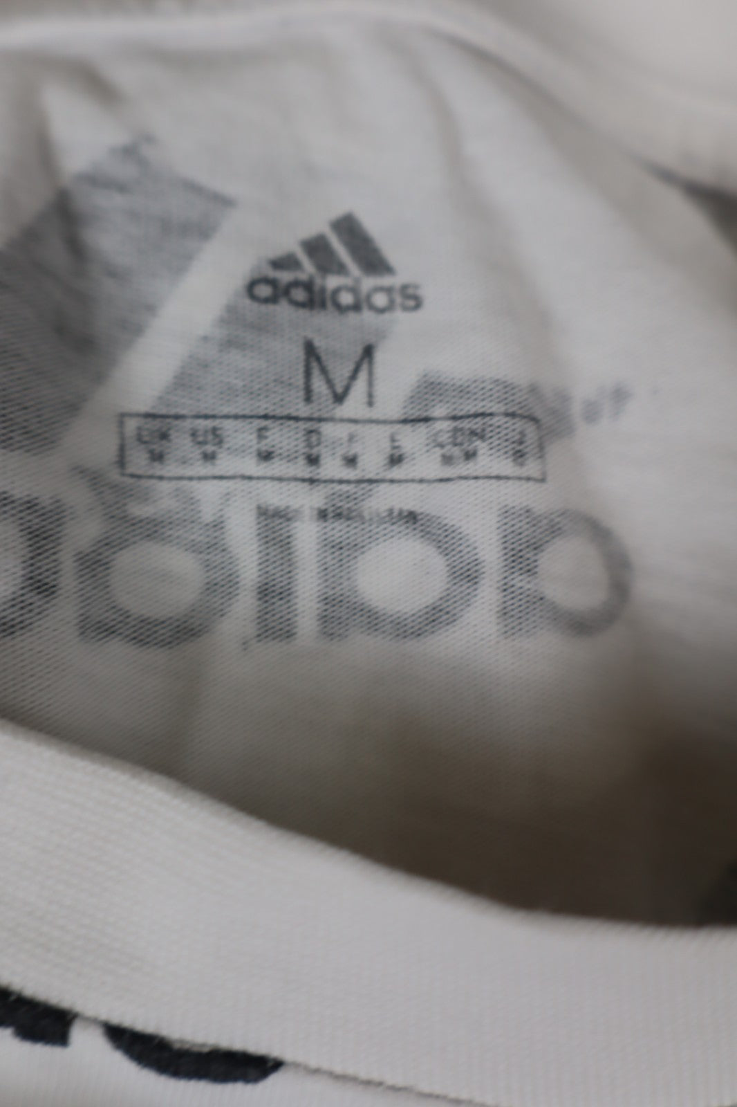 ADIDAS MAGLIA UOMO TG M MAN T-SHIRT CASUAL VINTAGE COTONE COTTON LOGO