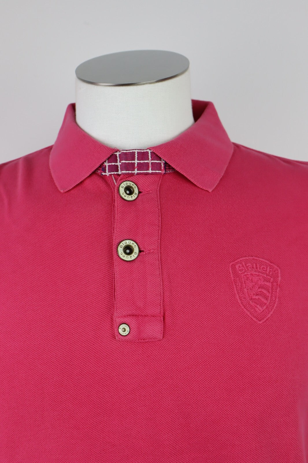 BLAUER USA POLO MAGLIA UOMO COTONE TG L MAN COTTON T-SHIRT CASUAL VINTAGE