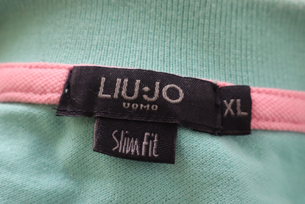LIU JO MAGLIA POLO COTONE UOMO TG. XL MAN T-SHIRT CASUAL VINTAGE COTTON LOGO
