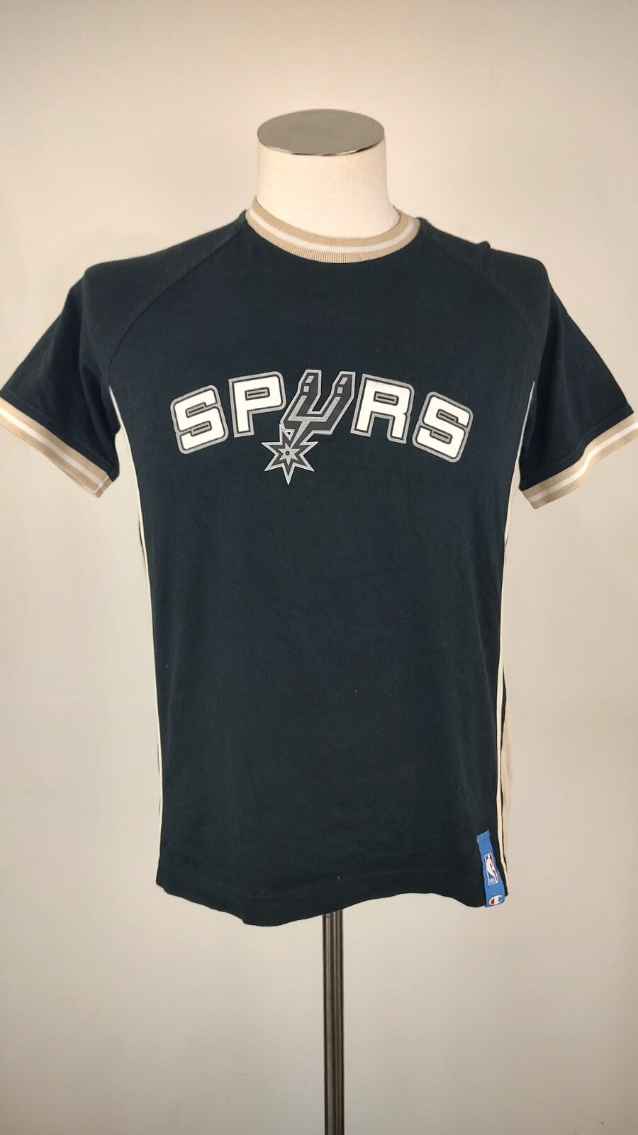 CHAMPION SAN ANTONIO SPURS MAGLIA RAGAZZO 13/14 ANNI T-SHIRT BASKET NBA PARKER 9