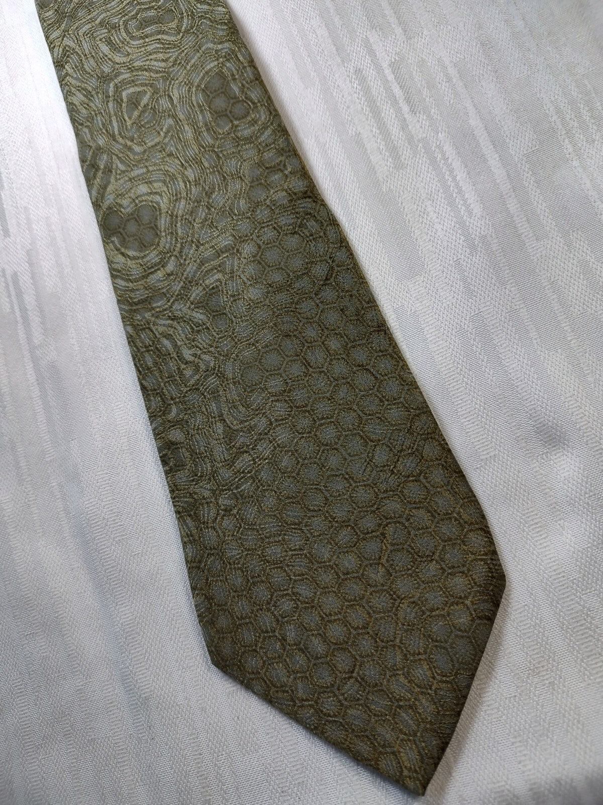 TRUSSARDI 100% SILK TIE SETA CRAVATTA NECKTIE MADE IN ITALY CLASSIC