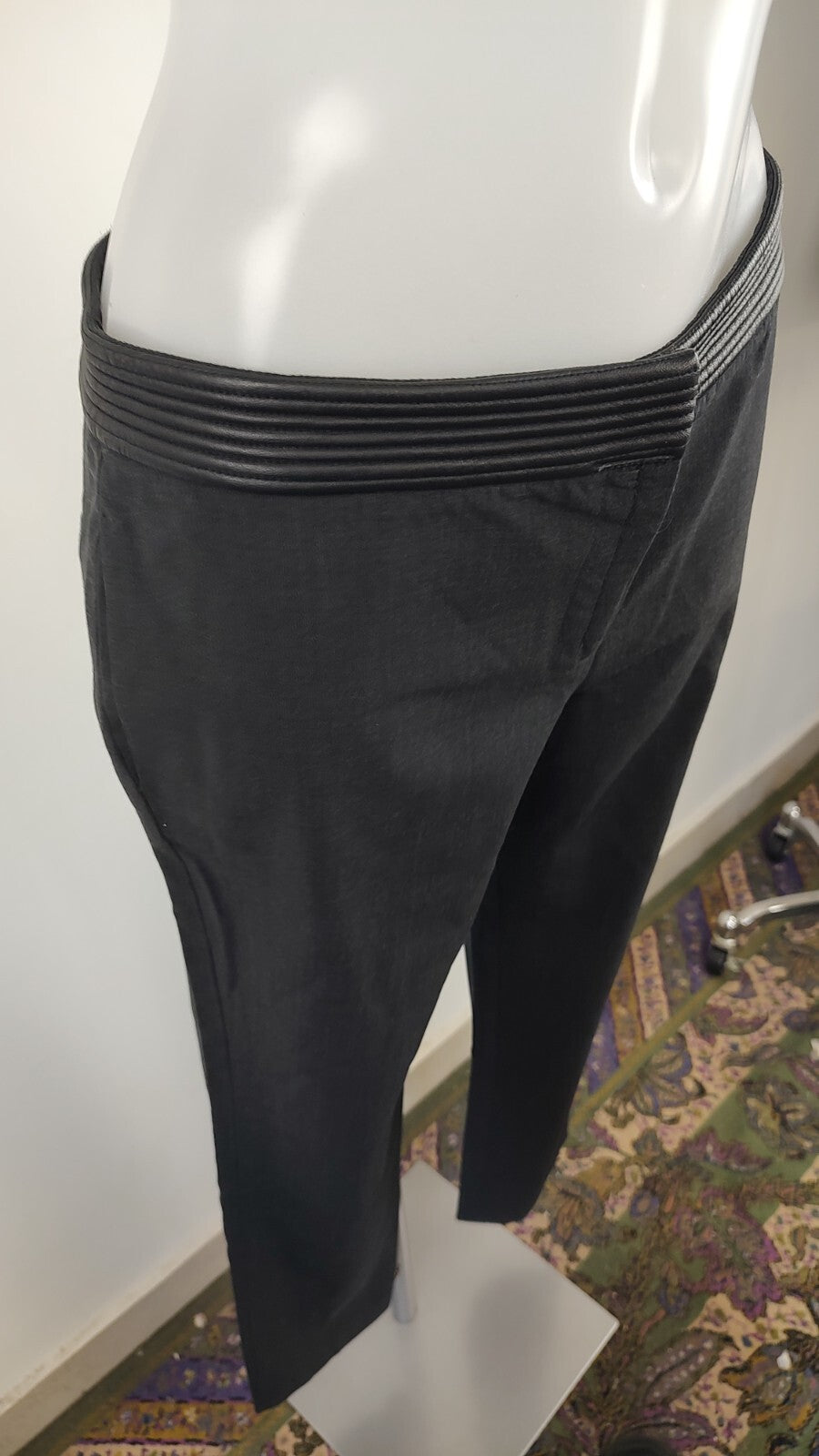 BLU MARINE PANTALONE CASUAL DONNA TG 42 WOMAN VINTAGE PANTS LANA