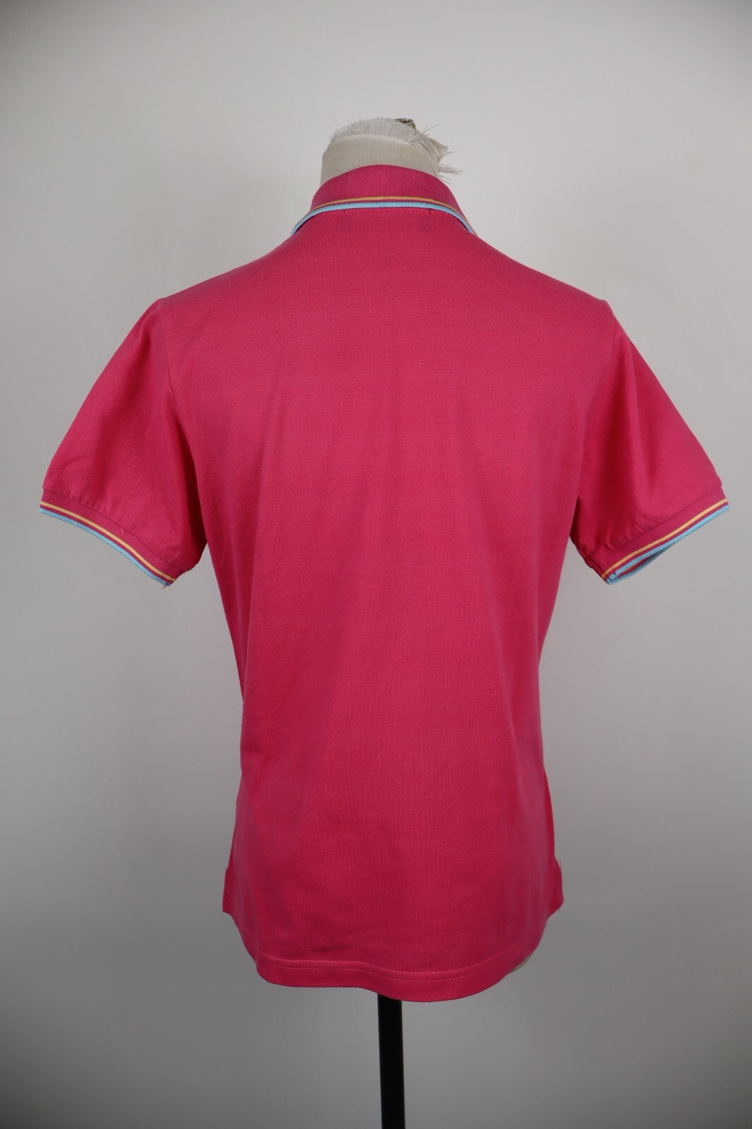 FRED PERRY  POLO MAGLIA DONNA COTONE TG. M WOMAN SHIRT CASUAL VINTAGE BIG LOGO