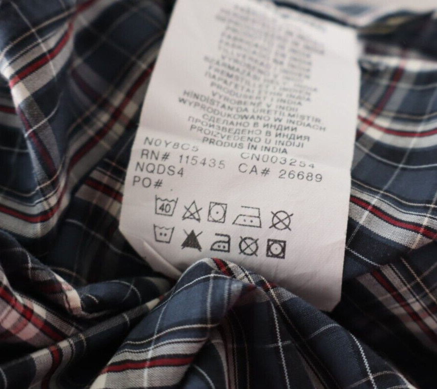 NAPAPIJRI CAMICIA SHIRT UOMO Tg S MAN VINTAGE CASUAL COTONE COTTON