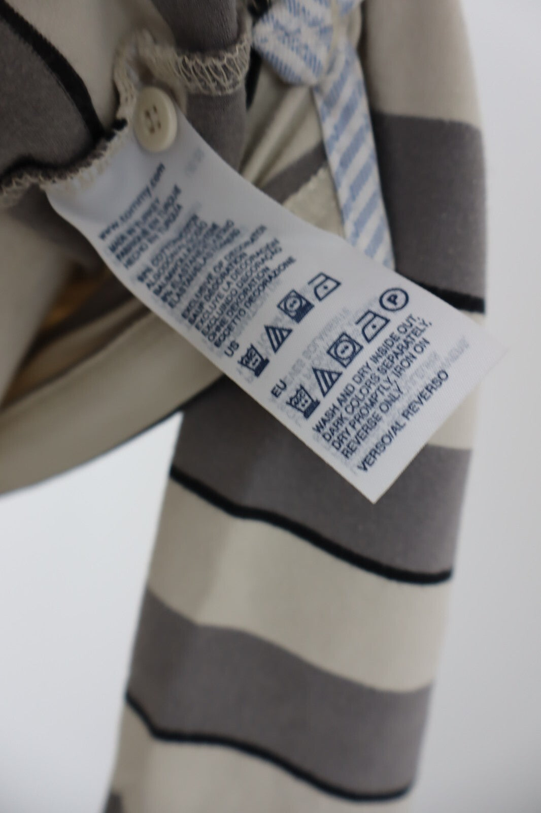 TOMMY HILFIGER POLO MAGLIA DONNA COTONE TG. 40 / L WOMAN SHIRT CASUAL VINTAGE