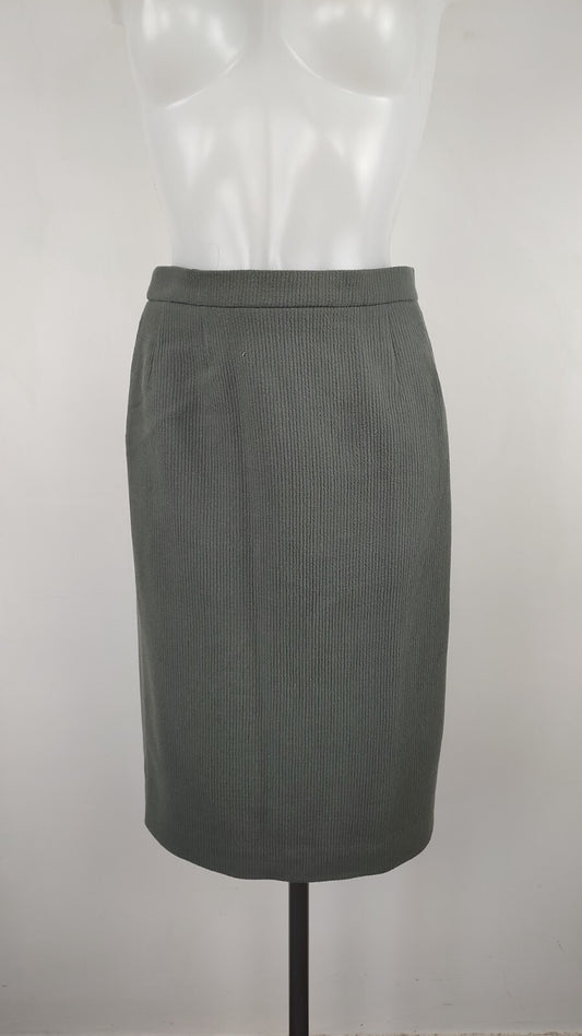 LUISA SPAGNOLI GONNA DONNA LANA WOMAN WOOL SKIRT Tg. 42 CASUAL VINTAGE