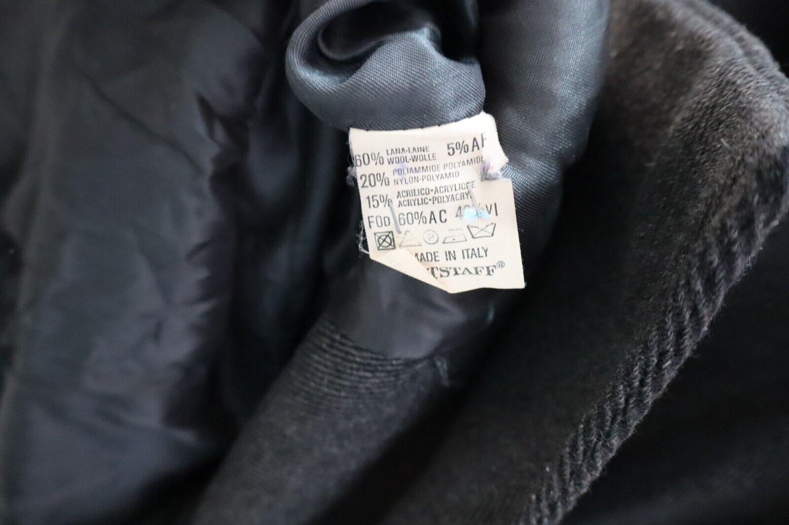 SPORTSTAFF CAPPOTTO LANA GIACCA DONNA TG 44 WOMAN WOOL COAT VINTAGE CASUAL