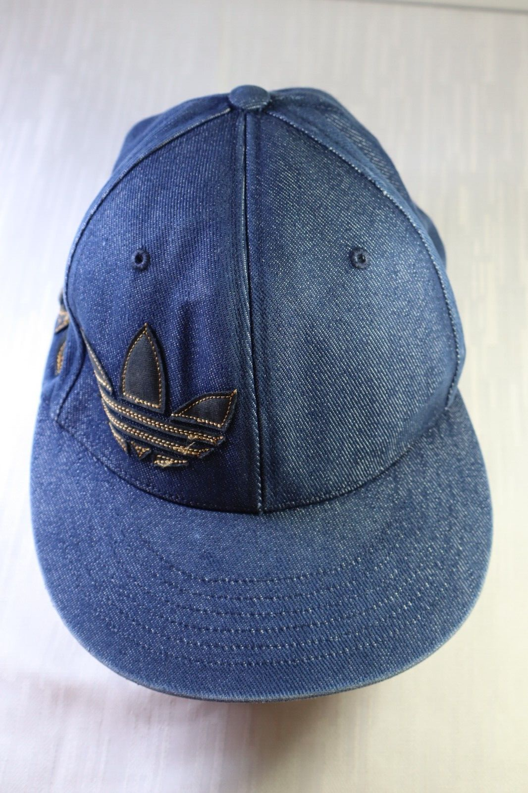 ADIDAS CAPPELLO TAGLIA M BERRETTO UOMO DONNA HAT CAP VINTAGE CASUAL DENIM