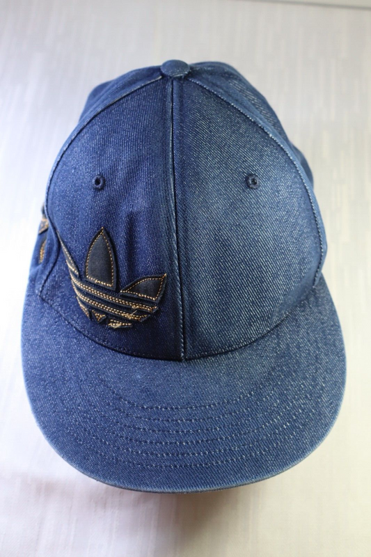 ADIDAS CAPPELLO TAGLIA M BERRETTO UOMO DONNA HAT CAP VINTAGE CASUAL DENIM