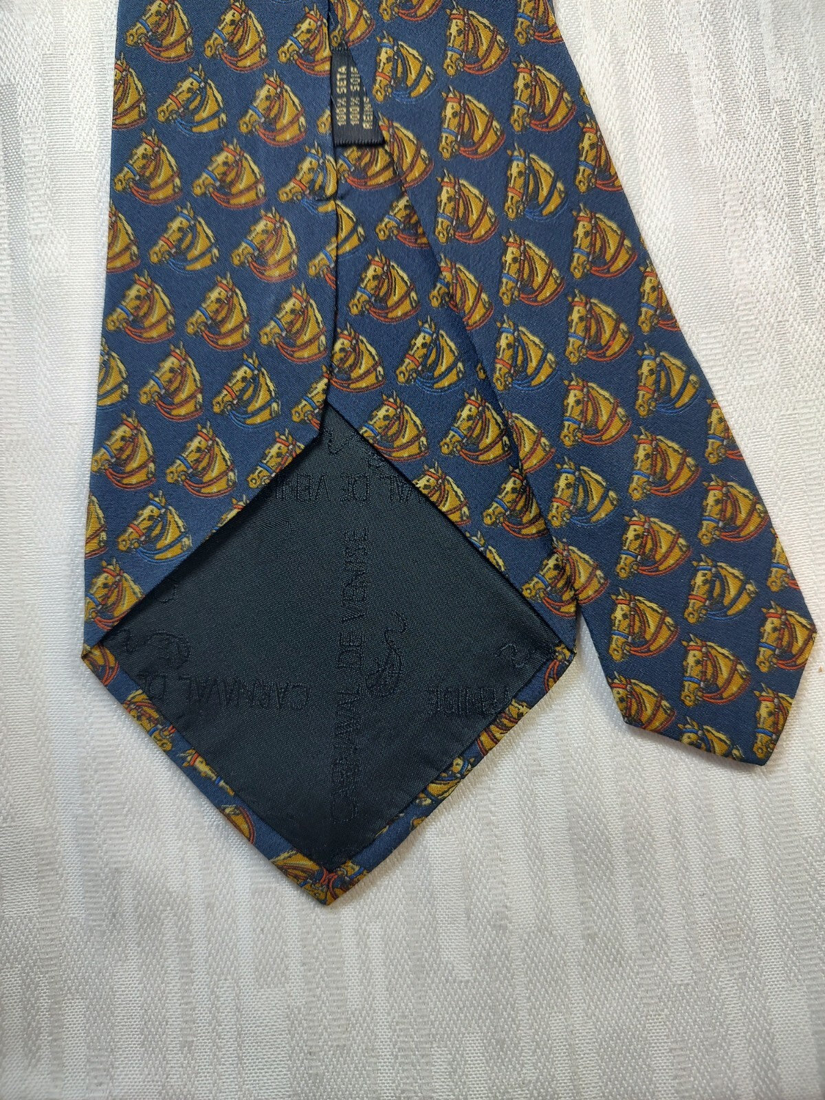CARNAVAL DE VENISE 100% SILK TIE SETA CRAVATTA NECKTIE MADE IN ITALY CLASSIC