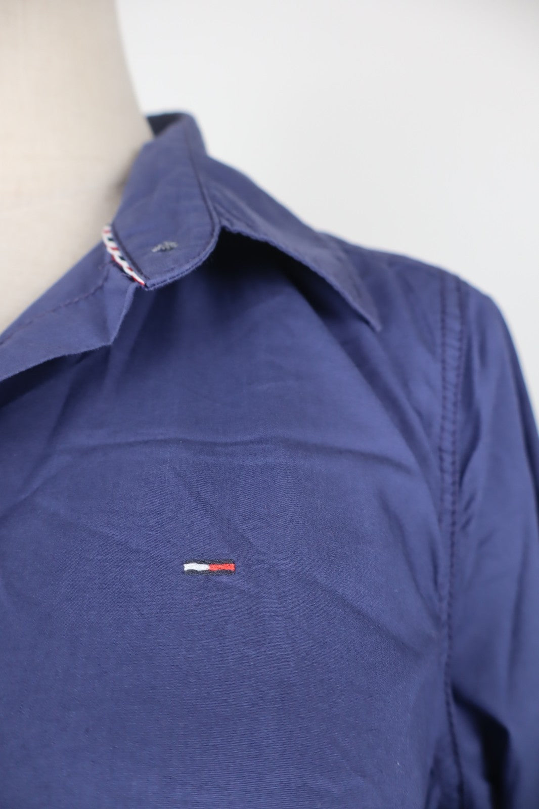 TOMMY HILFIGER DENIM DONNA TG L WOMAN SHIRT CASUAL VINTAGE COTONE COTTON LOGO