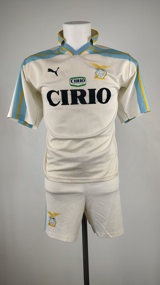 PUMA LAZIO COMPLETO CALCIO MAGLIA SHORTS UOMO 176 FOOTBALL JERSEY SPORT VINTAGE