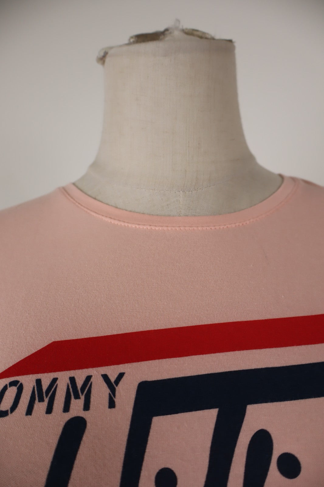 TOMMY HILFIGER MAGLIA DONNA TG. M WOMAN CASUAL VINTAGE T-SHIRT TOP COTONE