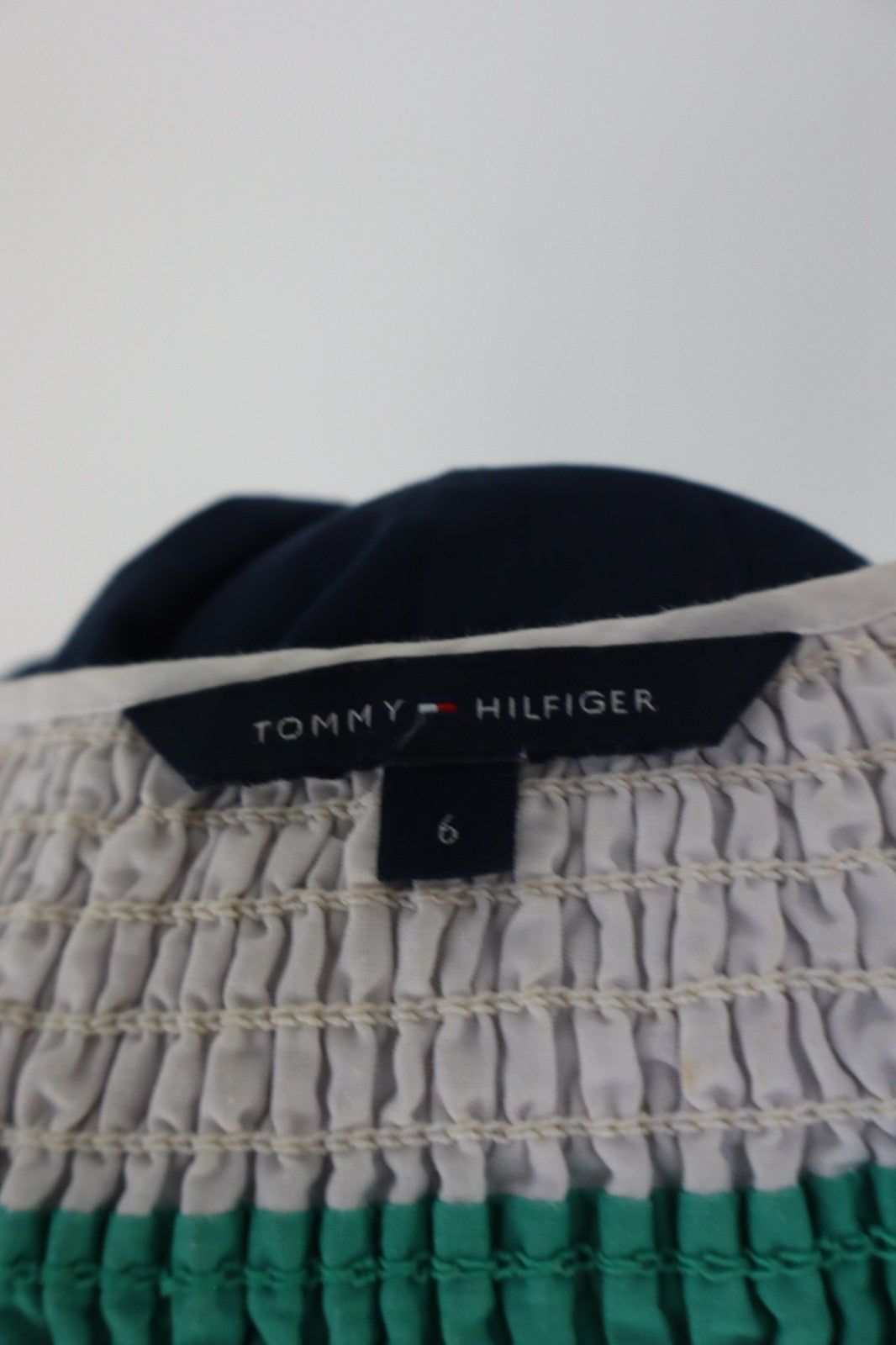 TOMMY HILFIGER VESTITO DONNA TG. 6 WOMAN CASUAL VINTAGE DRESS ABITO COTONE