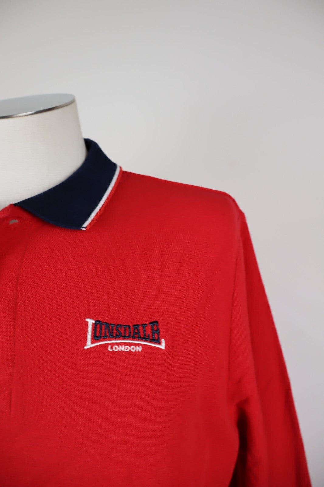 LONSDALE POLO MAGLIA UOMO TG. L MAN T-SHIRT VINTAGE CASUAL COTONE