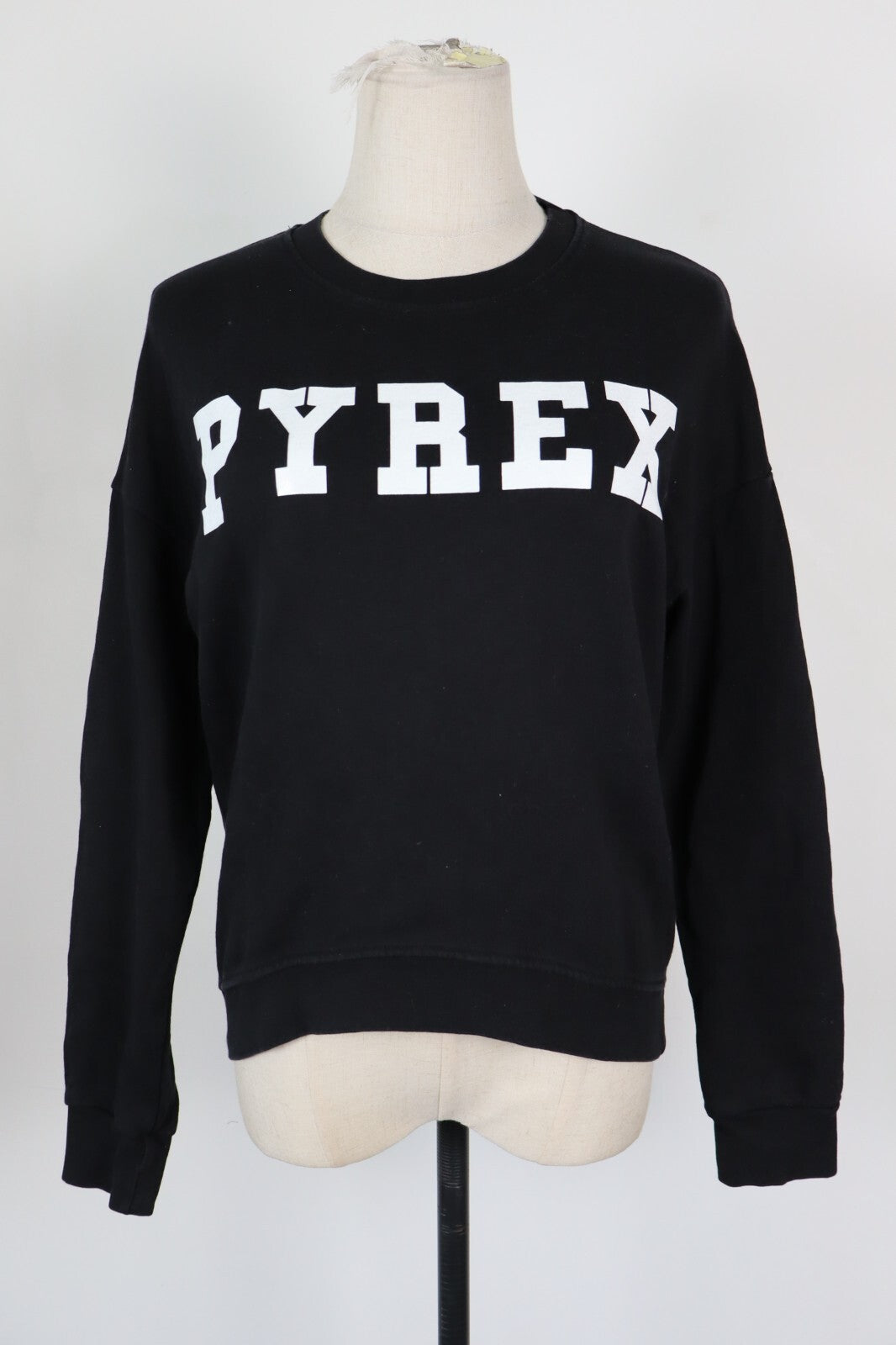 PYREX FELPA DONNA Tg XS WOMAN CASUAL VINTAGE SPORT SWEATSHIRT