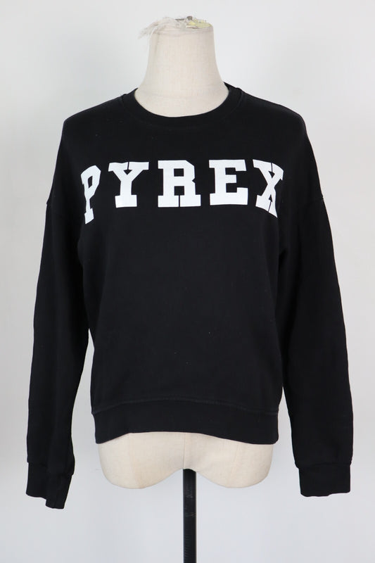 PYREX FELPA DONNA Tg XS WOMAN CASUAL VINTAGE SPORT SWEATSHIRT