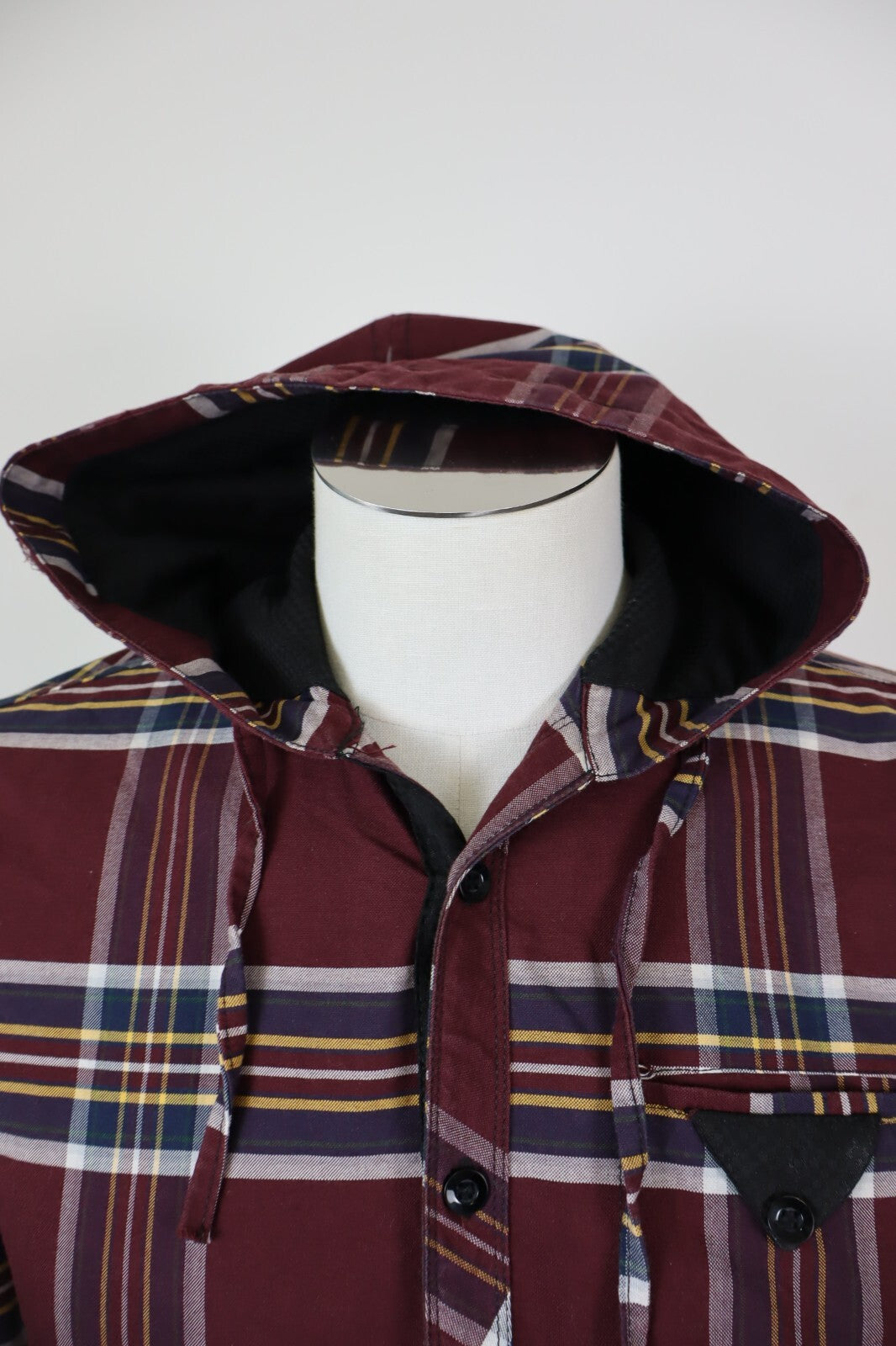 TIMBERLAND CAMICIA CON CAPPUCCIO UOMO COTONE TG S MAN CASUAL VINTAGE SHIRT