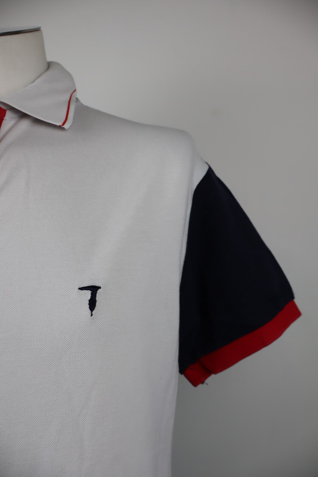 TRU TRUSSARDI MAGLIA POLO UOMO COTONE TG. 2XL MAN COTTON SHIRT CASUAL VINTAGE