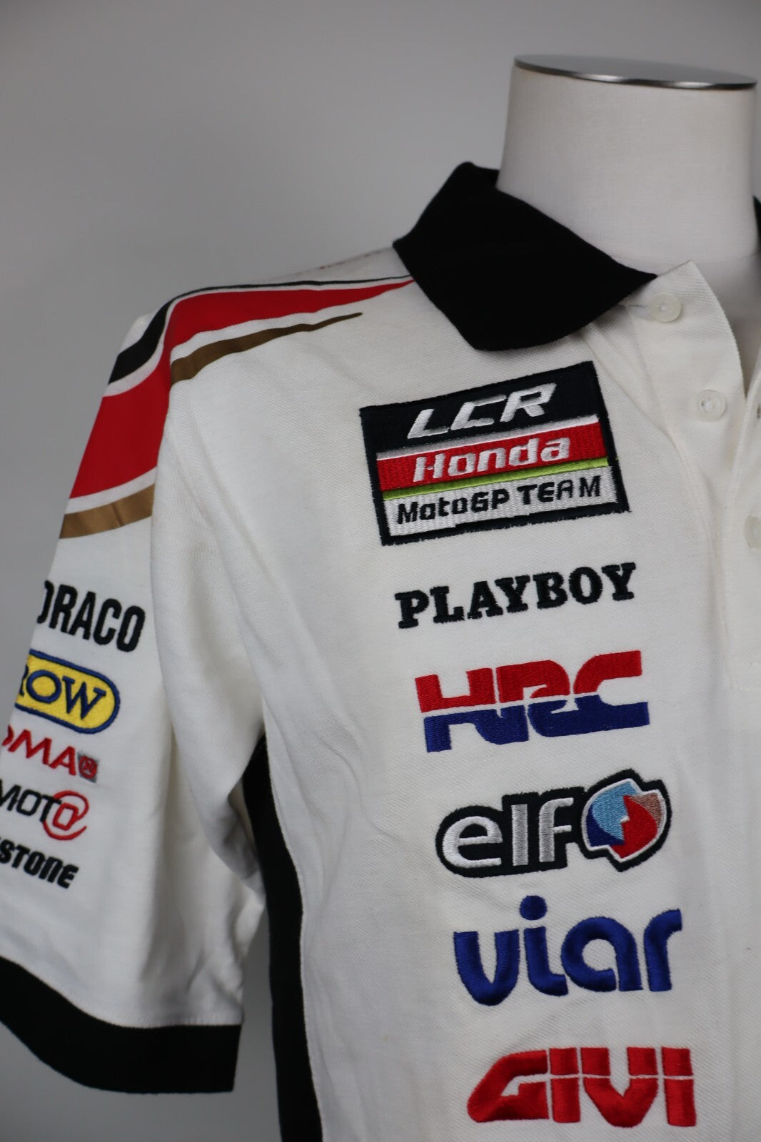 LCR MOTO GP TEAM MAGLIA POLO HONDA UOMO TG XL MAN SPORT T-SHIRT AUTOGRAFATA