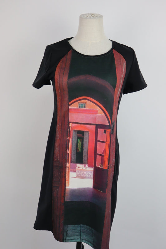 DESIGUAL VESTITO DONNA TG. L  WOMAN CASUAL VINTAGE DRESS ABITO MAGLIA
