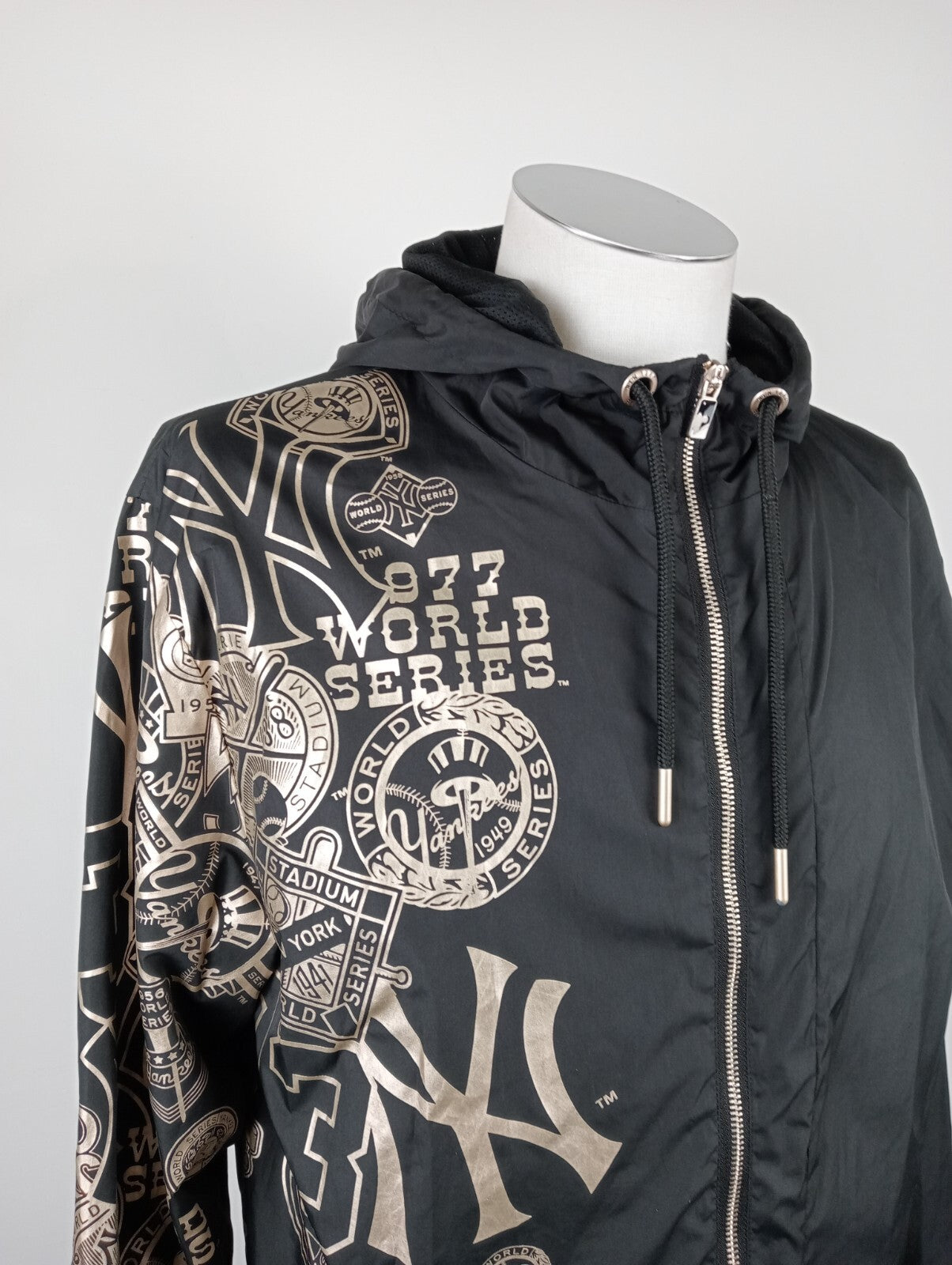 MAJESTIC NY YANKEES  BASEBALL GIUBBINO GIACCA SPORT UOMO Tg L MAN VINTAGE JACKET