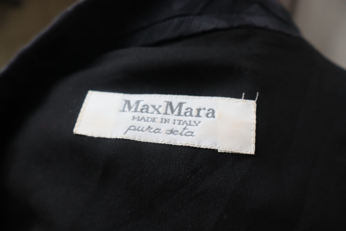 MAX MARA GIACCA BLAZER DONNA Tg XL WOMAN VINTAGE JACKET  SETA SILK UN BOTTONE