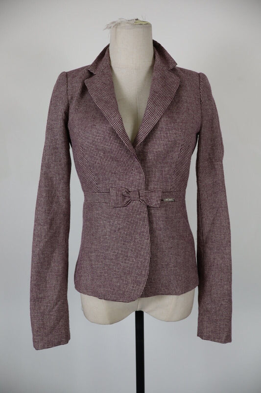 LIU JO GIACCA DONNA LANA WOOL Tg 40 WOMAN CASUAL VINTAGE JACKET