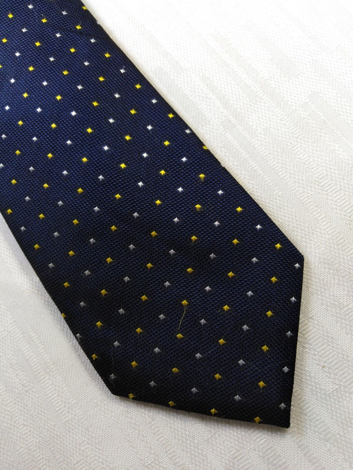 COPPOLA 100% SETA SILK TIE CRAVATTA NECKTIE ITALY VINTAGE SELF TIPPED
