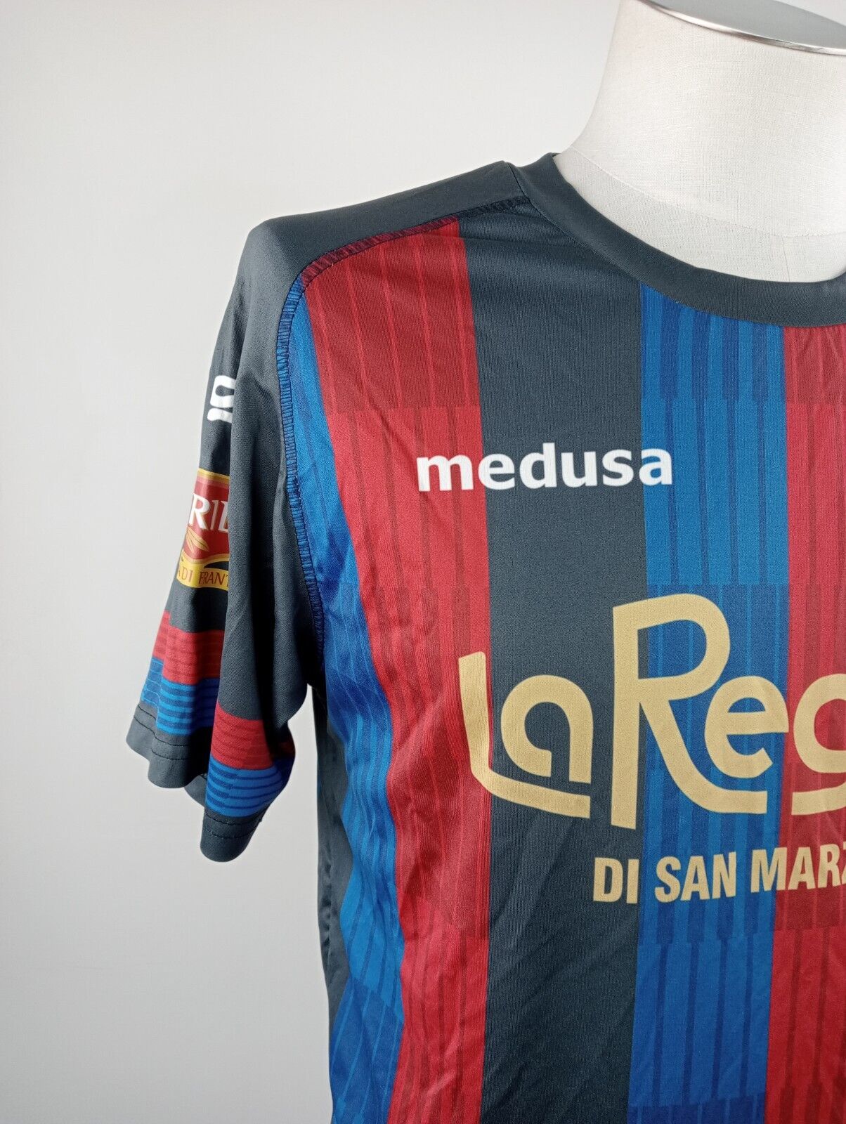 MEDUSA SAN MARZANO N 20 MAGLIA CALCIO TRIKOT UOMO Tg L SOCCER JERSEY VINTAGE
