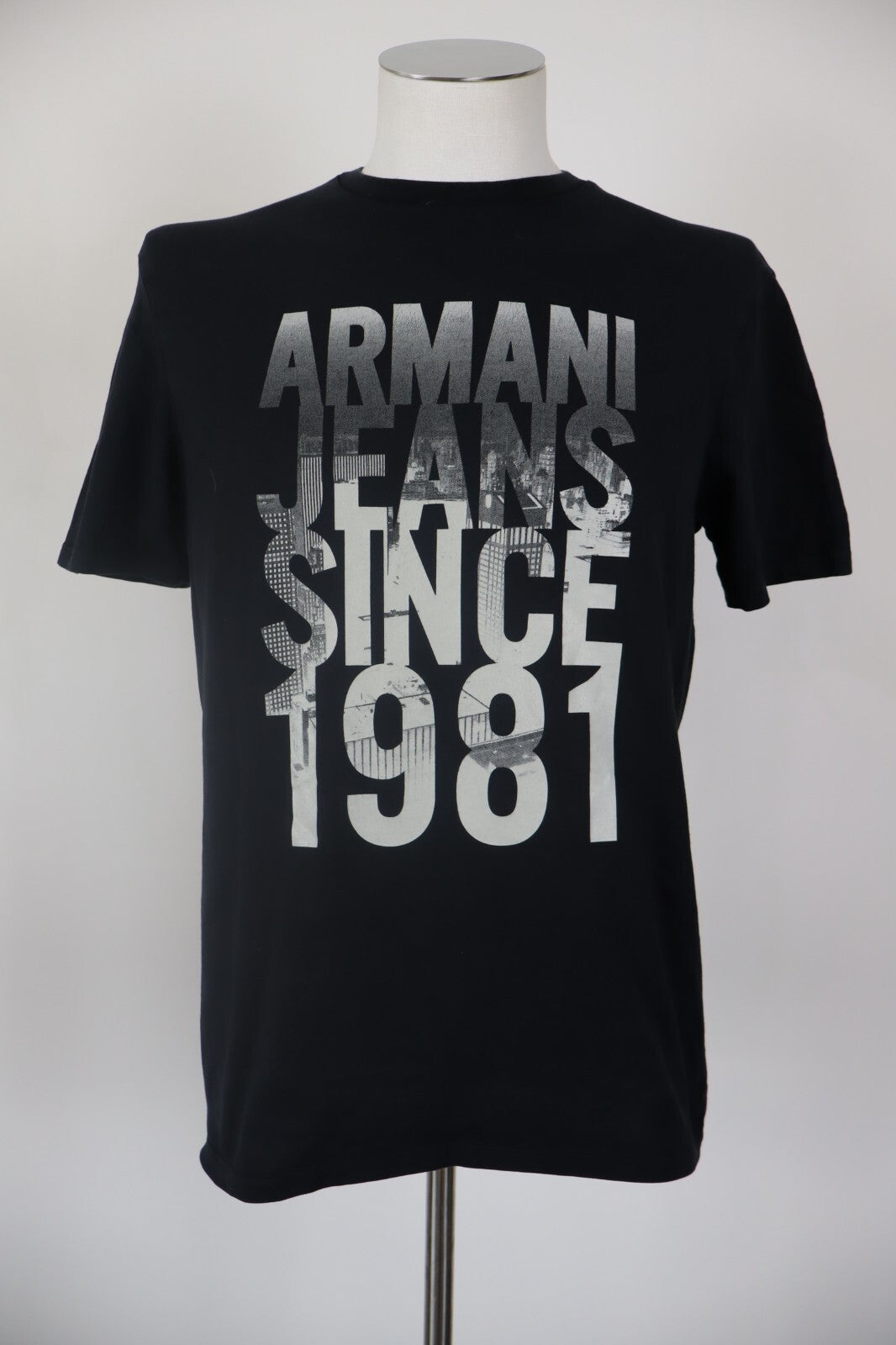 AJ ARMANI JEANS MAGLIA COTONE UOMO TG. M MAN COTTON SHIRT CASUAL VINTAGE