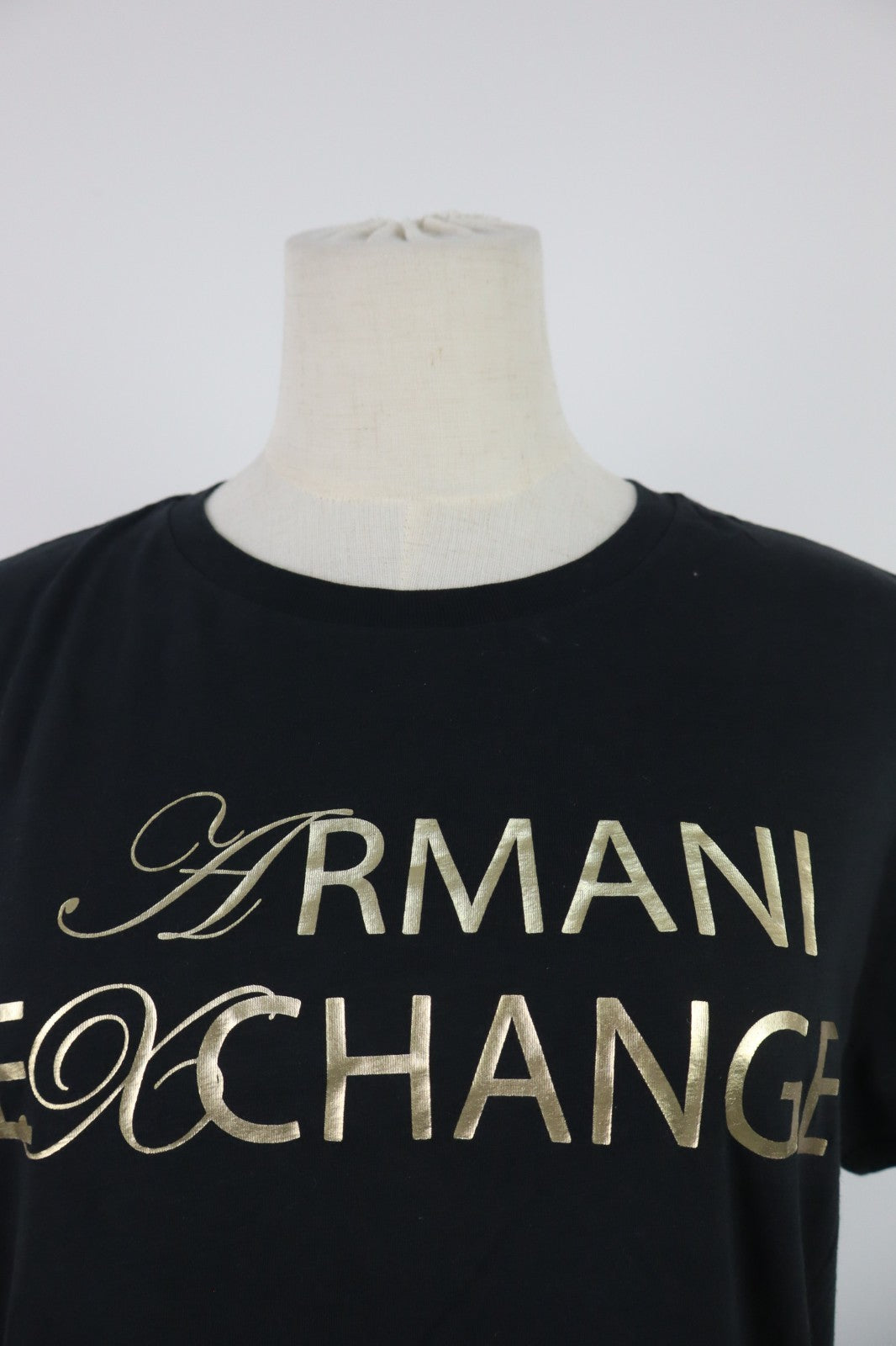ARMANI EXCHANGE MAGLIA DONNA TG. XL WOMAN CASUAL VINTAGE T-SHIRT TOP COTONE