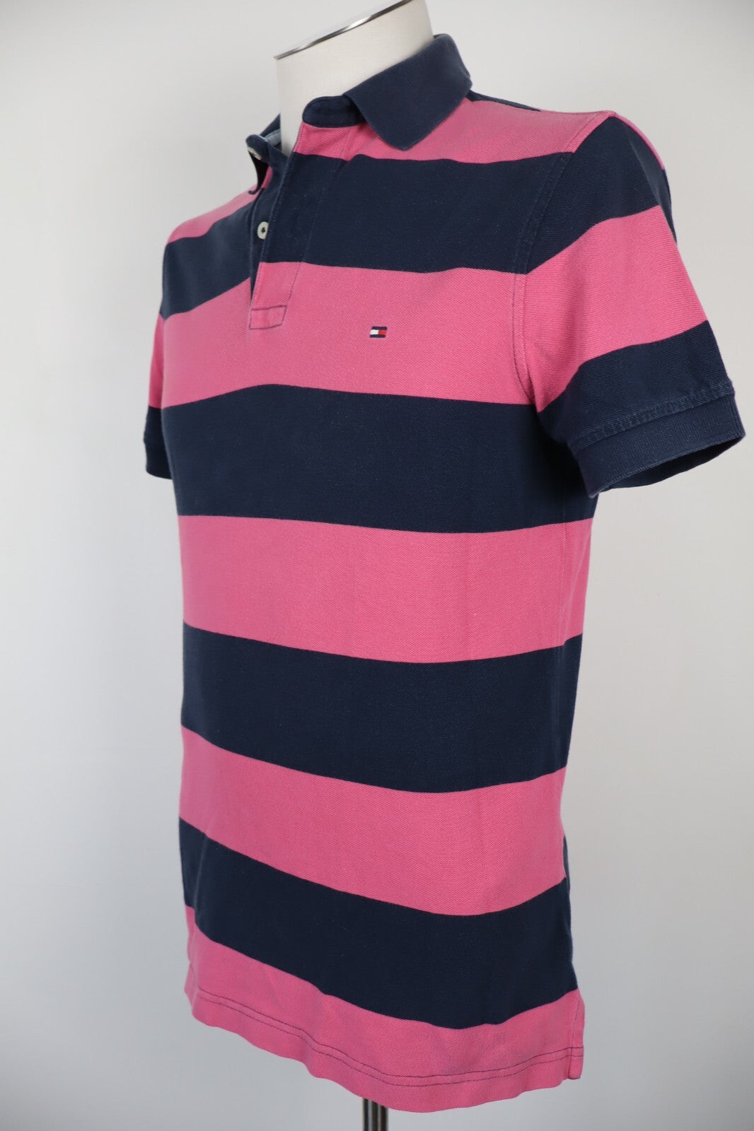 TOMMY HILFIGER POLO MAGLIA UOMO COTONE TG. S MAN COTTON SHIRT CASUAL VINTAGE