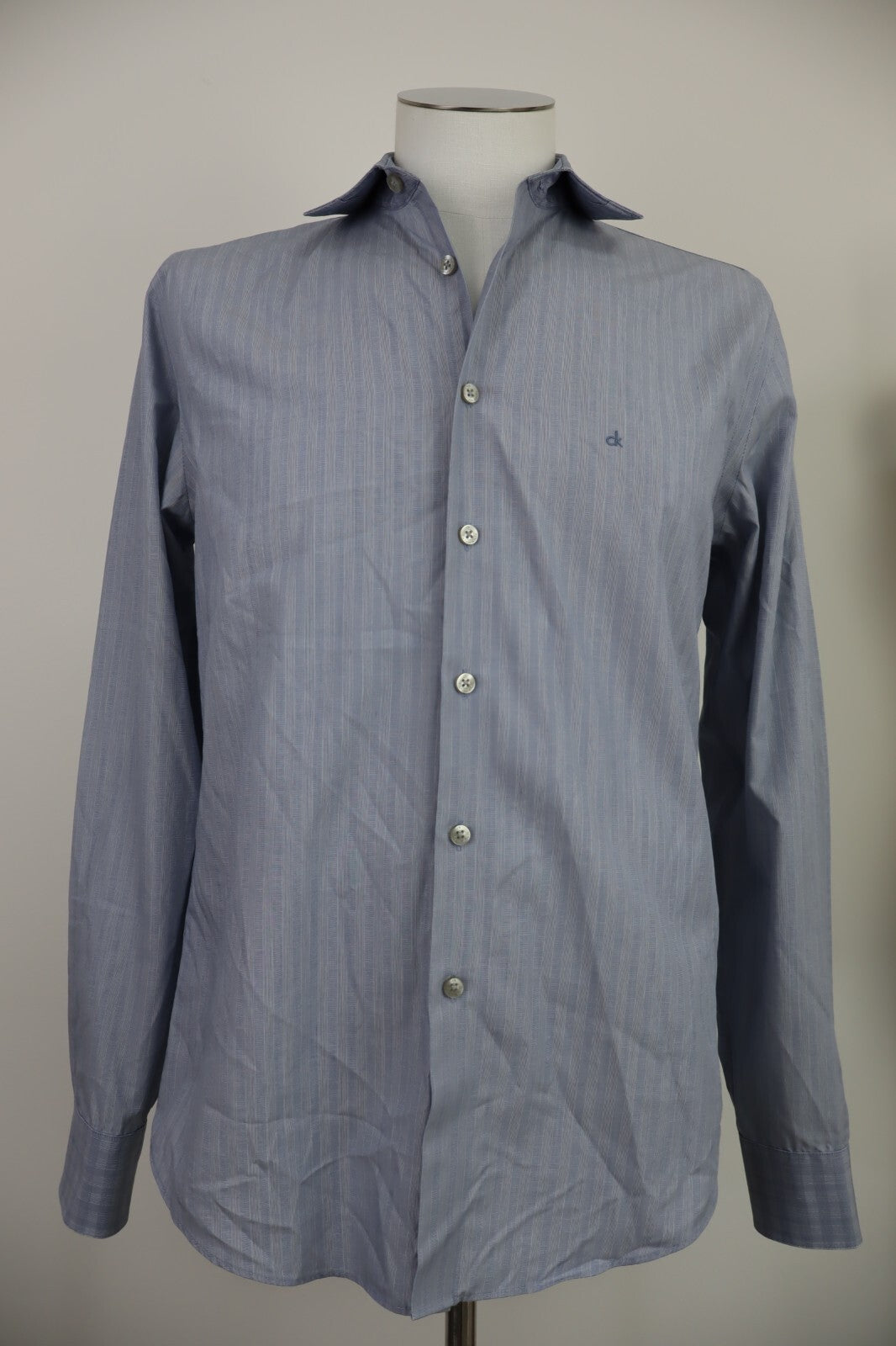 CALVIN KLEIN CK CAMICIA UOMO TG. 39 - 15  MAN CASUAL VINTAGE SHIRT COTONE COTTON