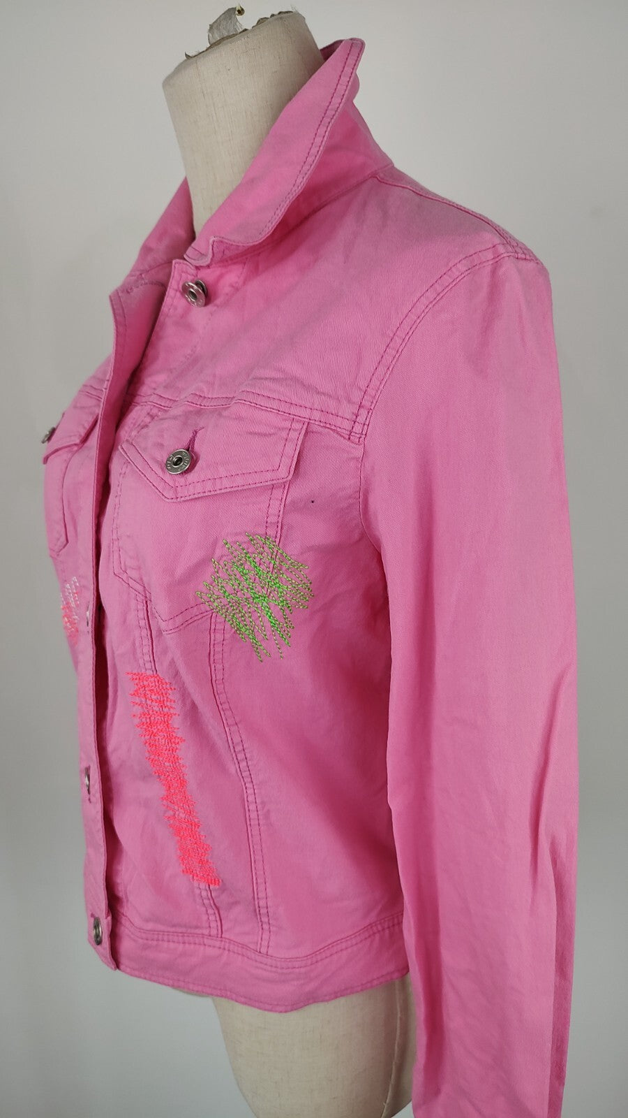 BLU BYBLOS GIUBBINO GIACCA  DONNA Tg. 42 WOMAN CASUAL JACKET VINTAGE