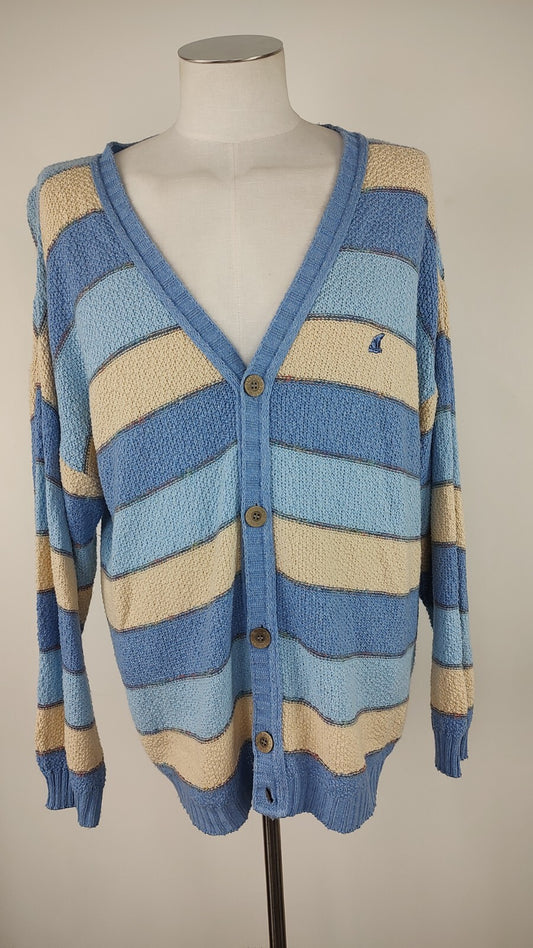 NORTH POLE  MAGLIONE CARDIGAN VINTAGE UOMO Tg. XL MAN SWEATER CASUAL