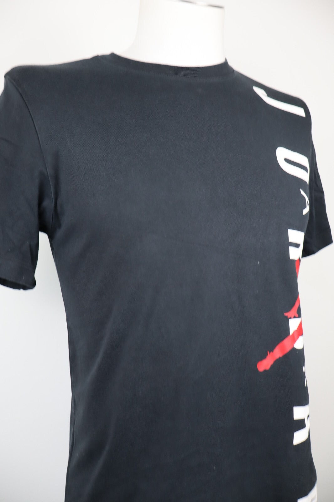 AIR JORDAN MAGLIA UOMO TG S NERO MAN T-SHIRT CASUAL VINTAGE COTONE COTTON